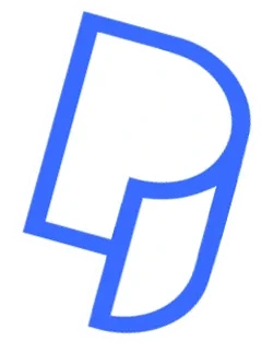 Stylised folded paper mark
